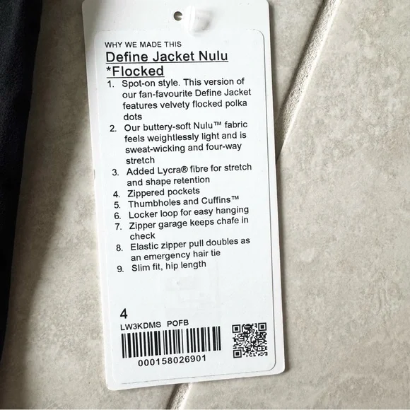 Lululemon Define Jacket Nulu *Flocked - Picture 12 of 12